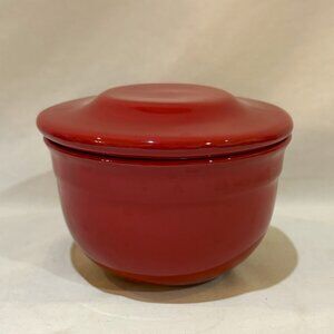 Emile Henry French Butter Keeper Bell Crock Red 86.10 Made in France